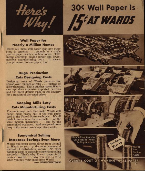 Wards wallpaper and paint : Montgomery Ward & Company : Free
